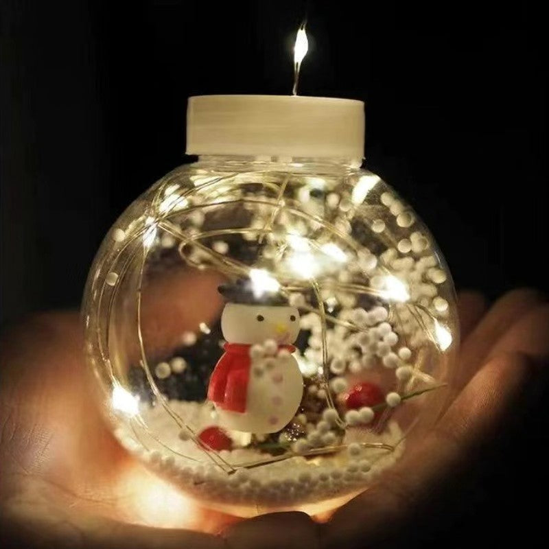 Yeouu | Contemporary Creative Christmas Tree Snowman LED Decoration String Lights For Living Room