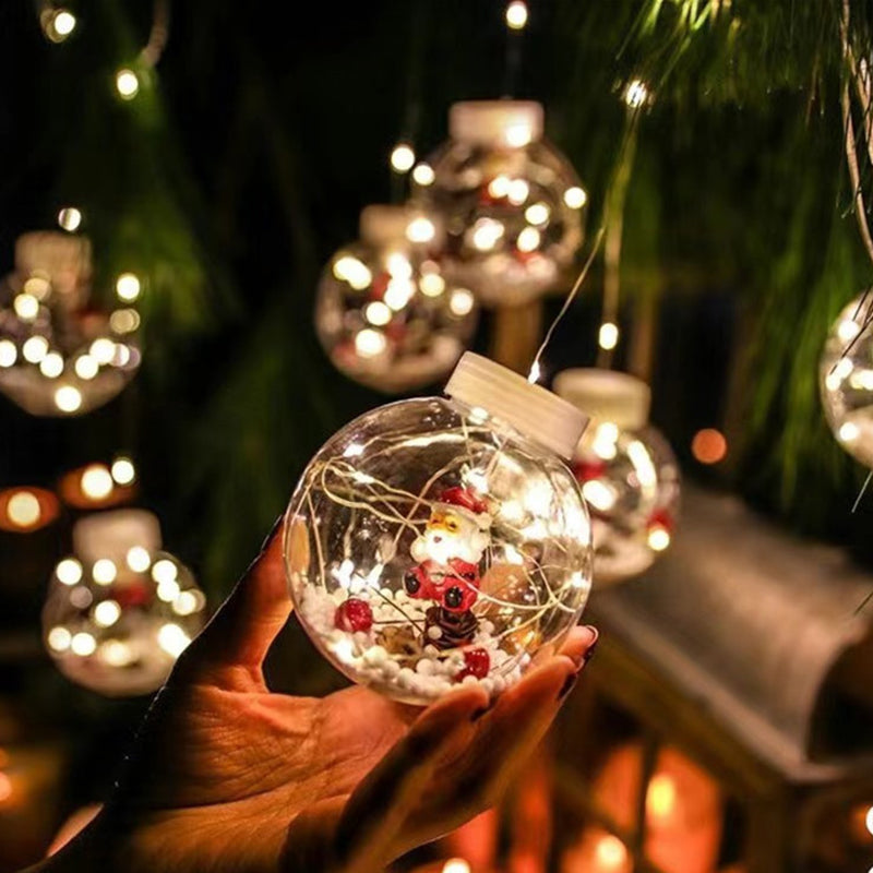 Yeouu | Contemporary Creative Christmas Tree Snowman LED Decoration String Lights For Living Room