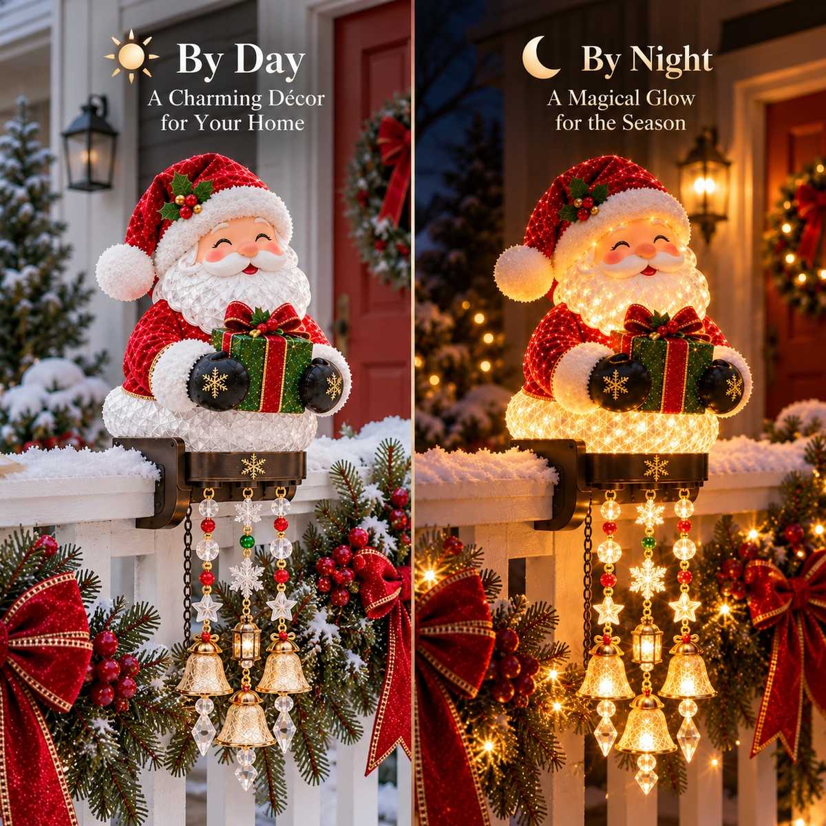 Yeouu | Glowing Christmas Railing Decoration