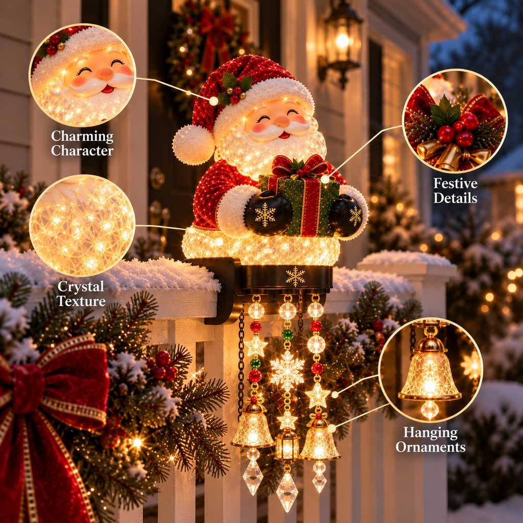Yeouu | Glowing Christmas Railing Decoration