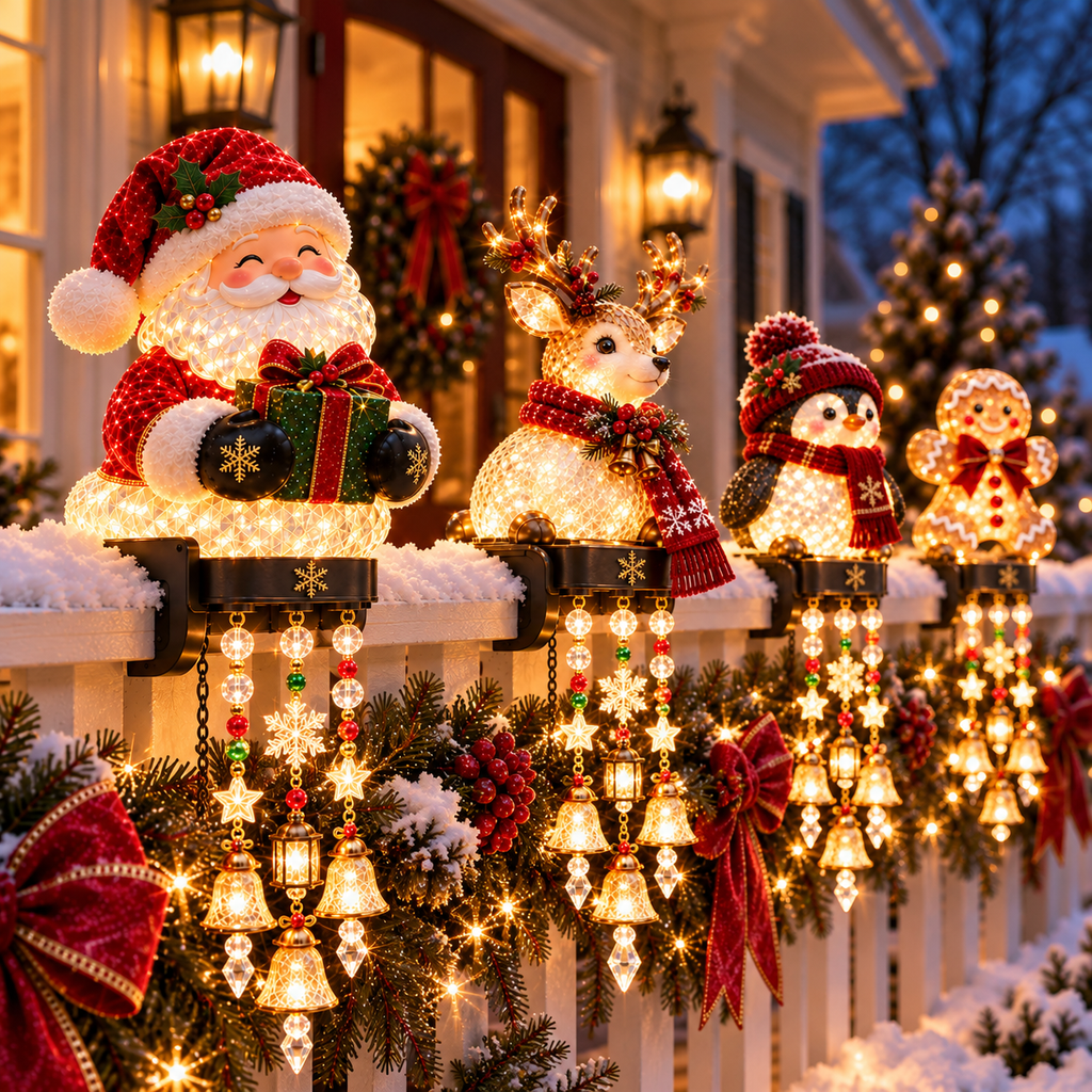 Yeouu | Glowing Christmas Railing Decoration