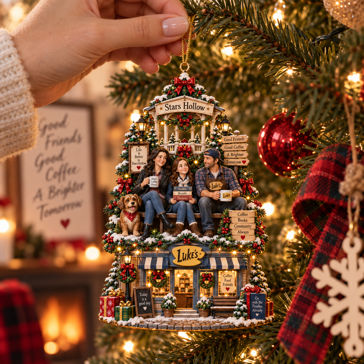 Gilmore Girls Stars Hollow Christmas Tree Ornament