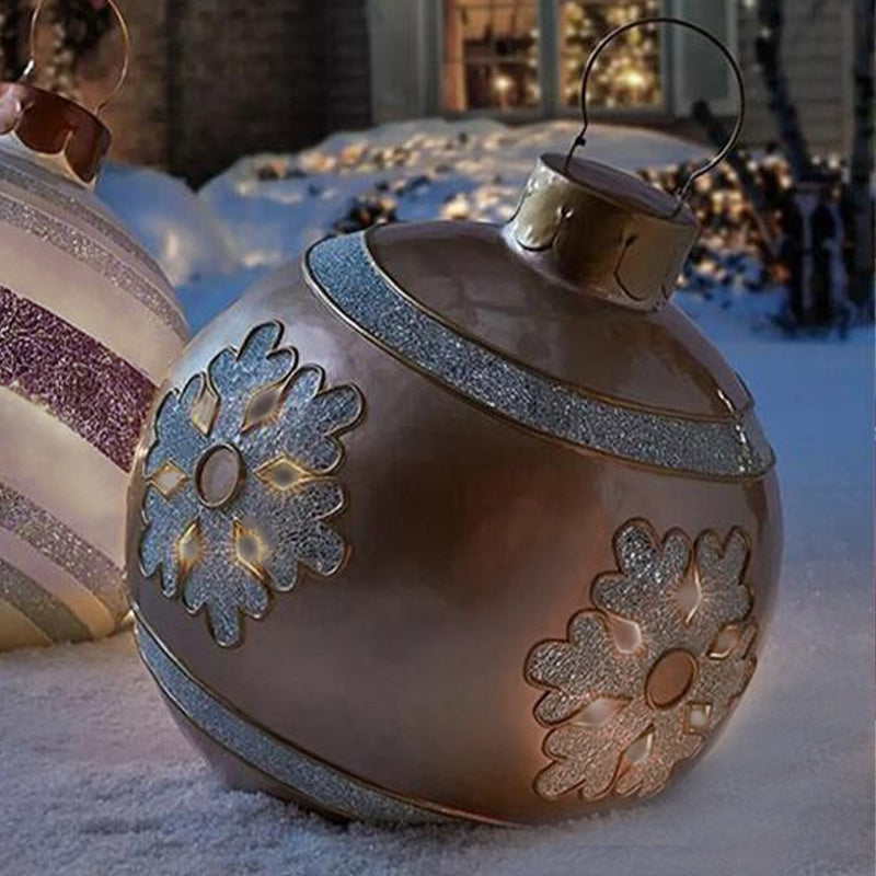 Yeouu | Inflatable Christmas Ball Outdoor Decorated