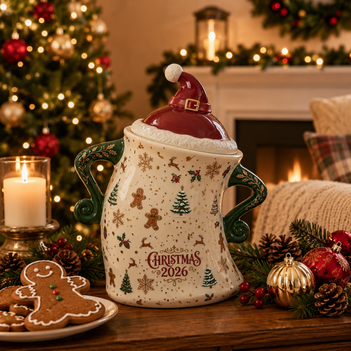 "Christmas 2026" Storage Jar