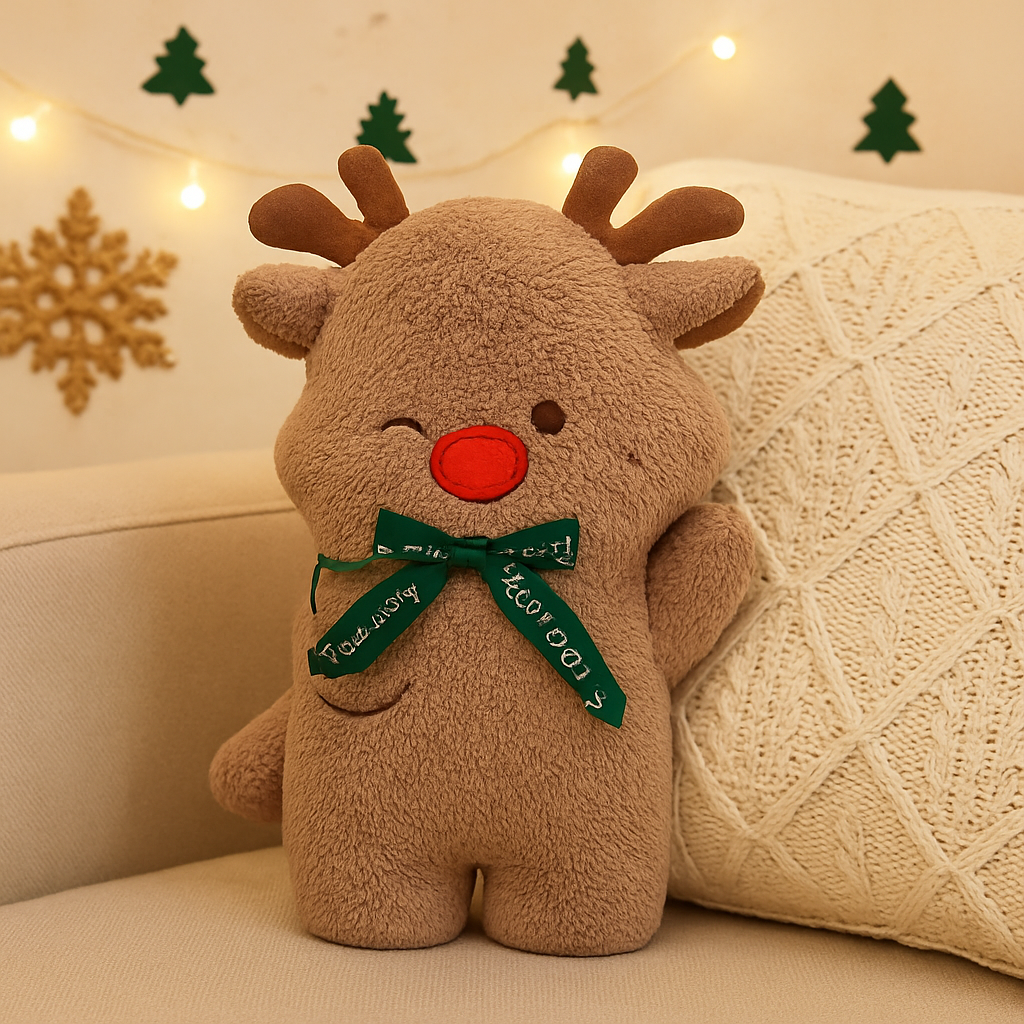 Yeouu | Everjoy Plush Christmas Cushion – Festive Cuddle and Decorative Piece for Cozy Rooms