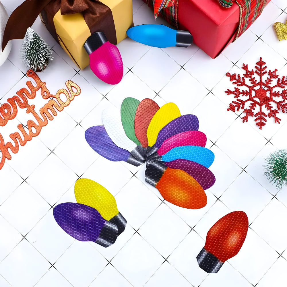 Yeouu | Christmas Reflective Magnet Bulb Decorations