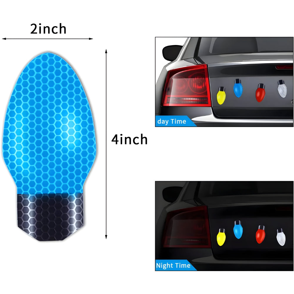 Yeouu | Christmas Reflective Magnet Bulb Decorations