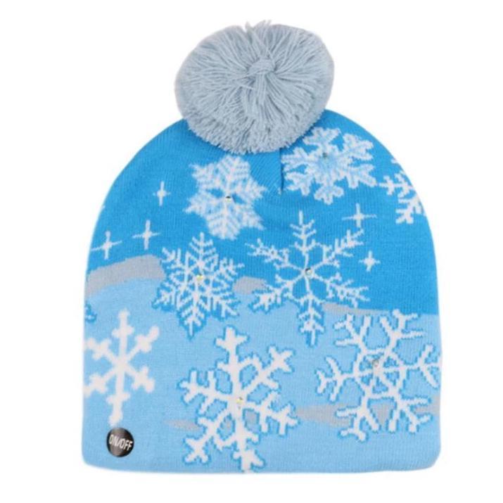 Yeouu | 🎅LED Christmas Knitted Hats Light up Xmas Beanie