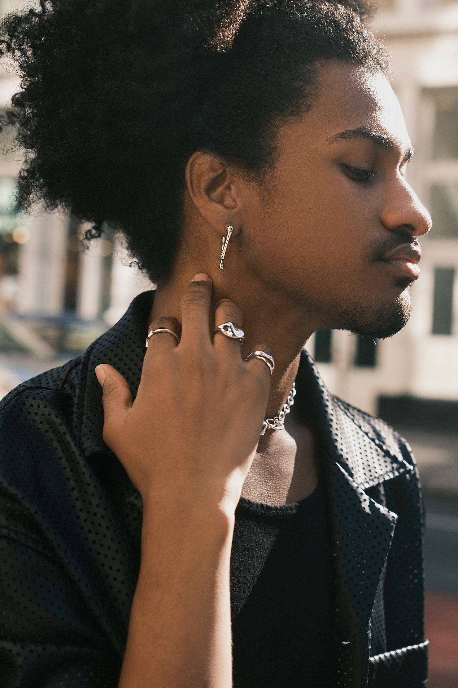 Flow - Molten Sterling Silver Ring