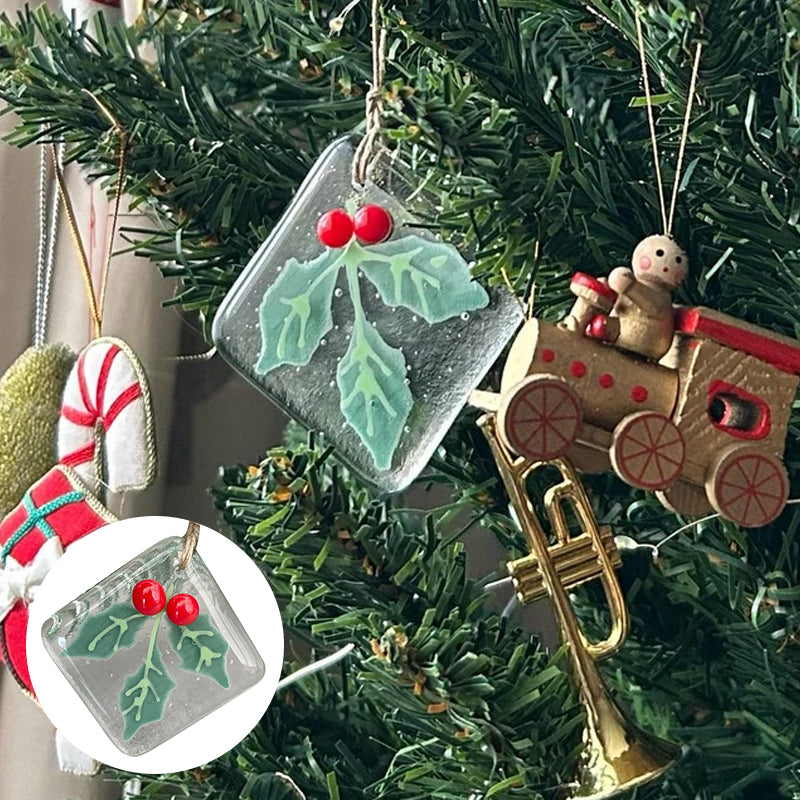 Yeouu | Fused Glass Christmas Tree Decoration