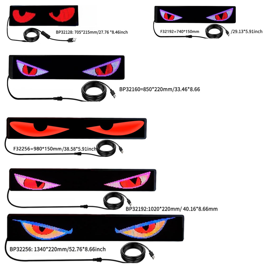 Programmable High Brightness Devil Eyes Display