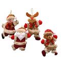 Yeouu | Shiny Christmas Ornaments Set of 4 | Christmas Tree Balls Plastic