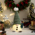 Yeouu | LED Christmas Gnome | Knitted Design with Night Light | Glowing Christmas Decoration | Warm & Cozy