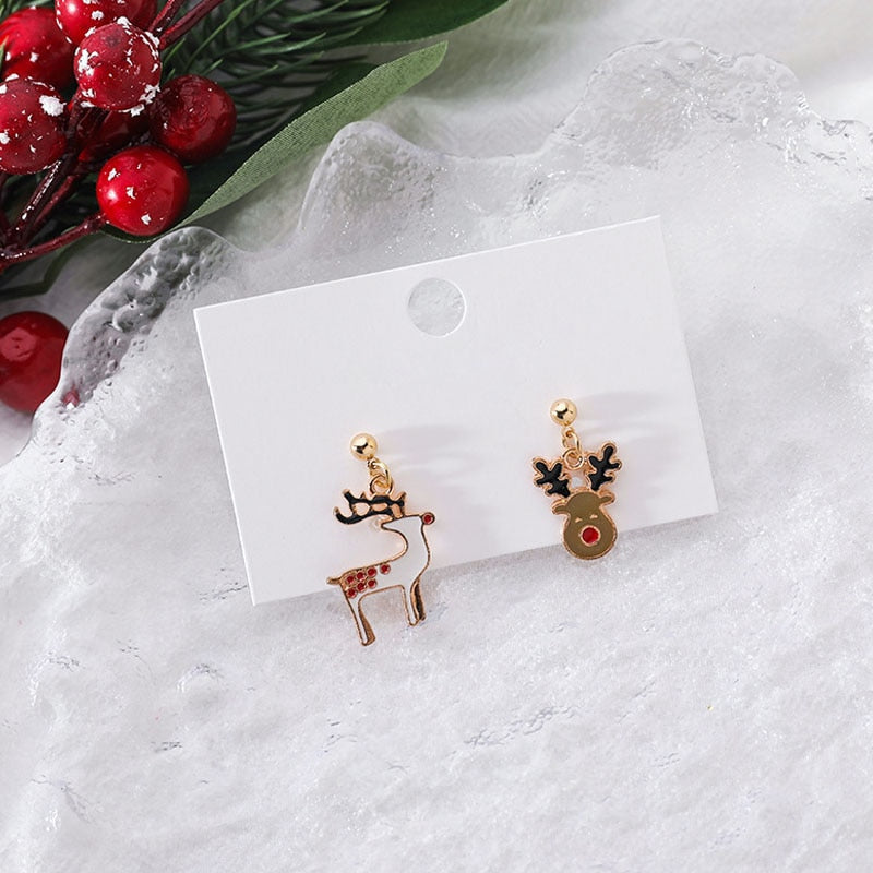 Yeouu | Charming Christmas Time Design Earrings