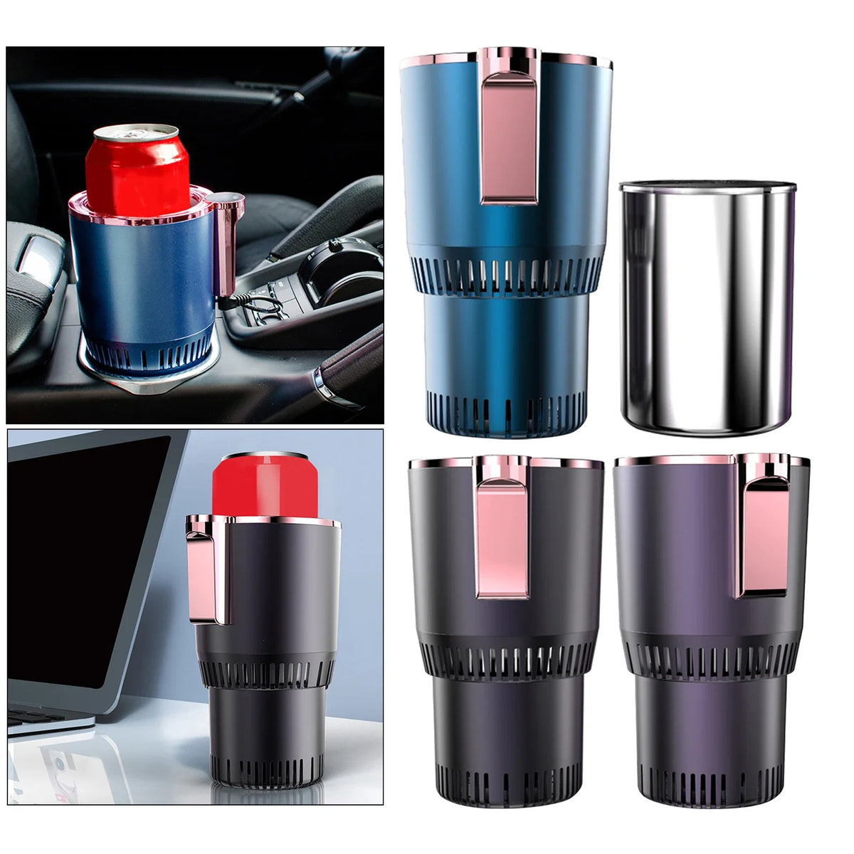 2 in 1 Smart  Car Heating Cooling Cup Holder