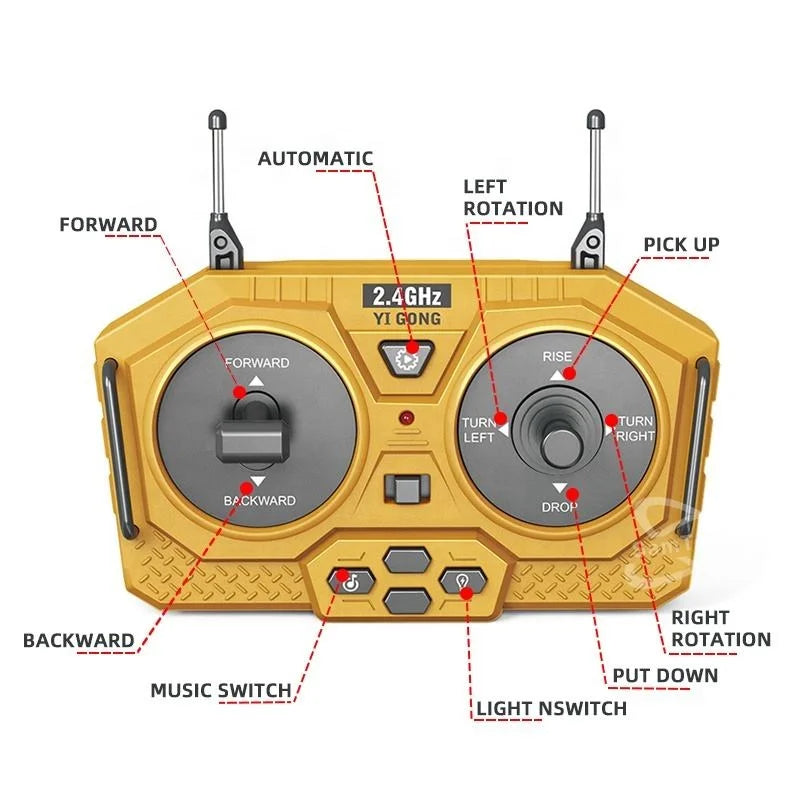 RC Heavy Duty Vehicle Model Toy