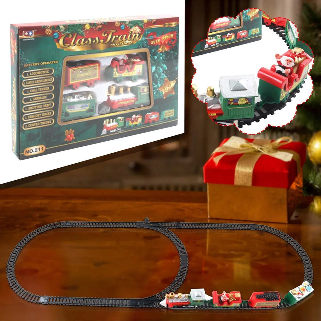 Yeouu | Electric Christmas Tree Train with Realistic Details and Quick Assembly