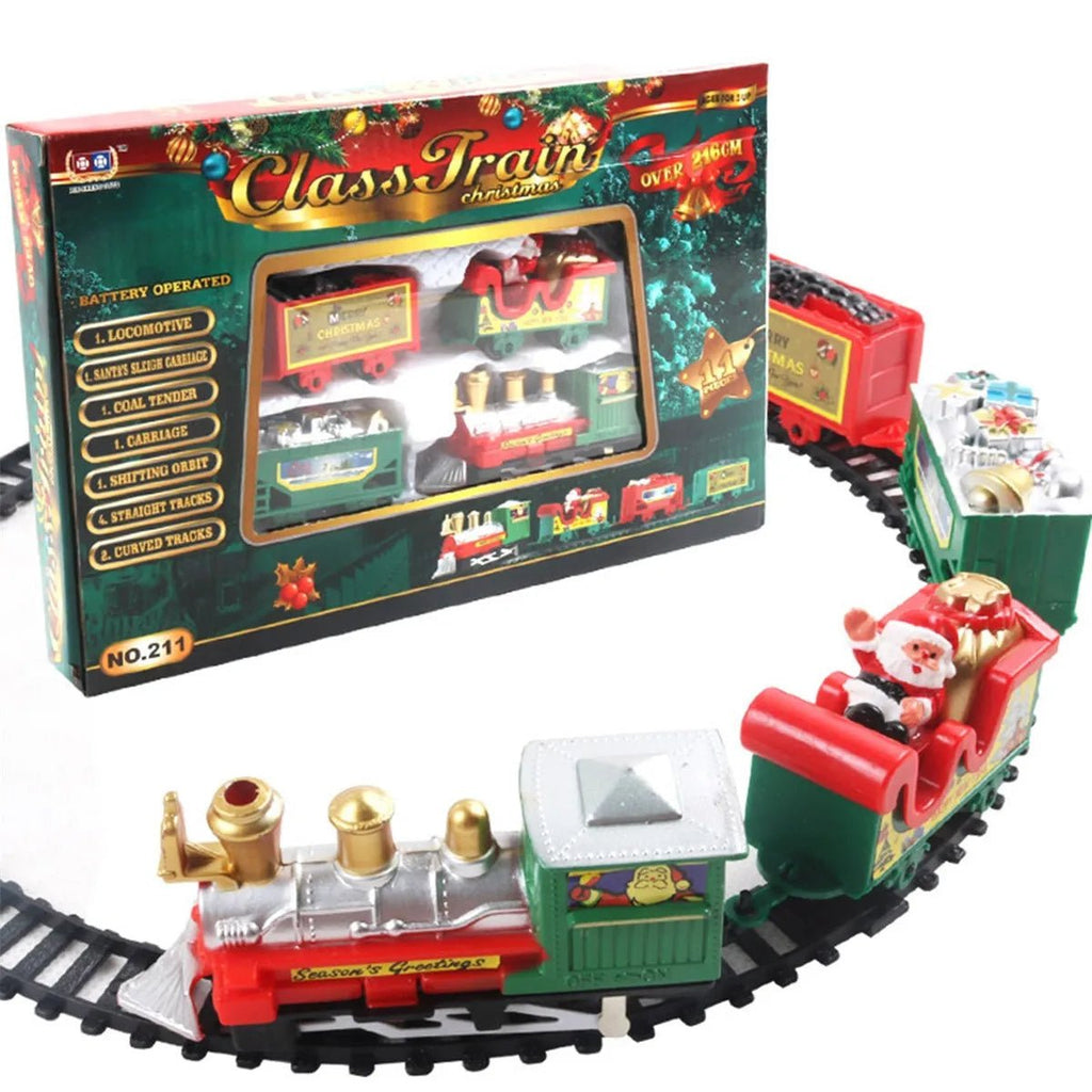 Yeouu | Electric Christmas Tree Train with Realistic Details and Quick Assembly