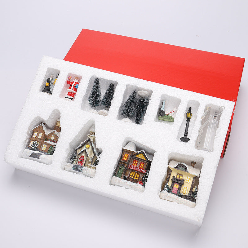 Christmas Village Decoration Set Yeouu