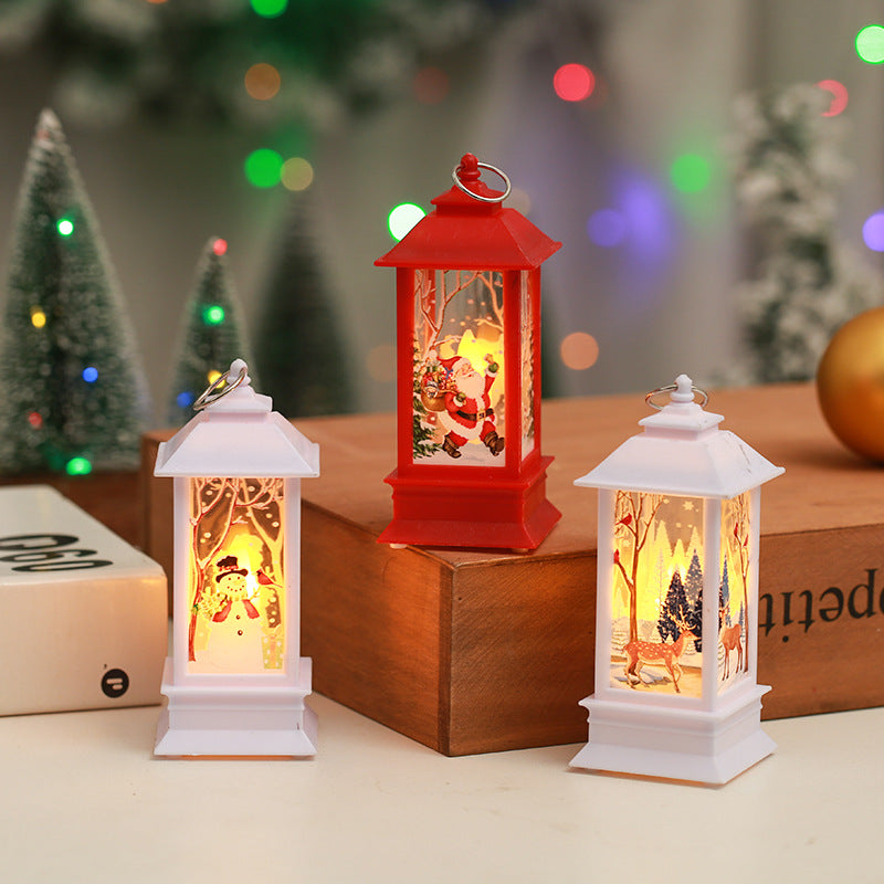 Nostalgic Christmas lantern with LED light Yeouu