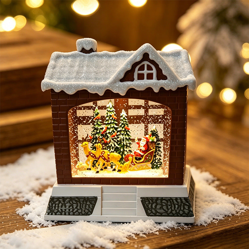 Decorative Christmas lantern with lights Yeouu