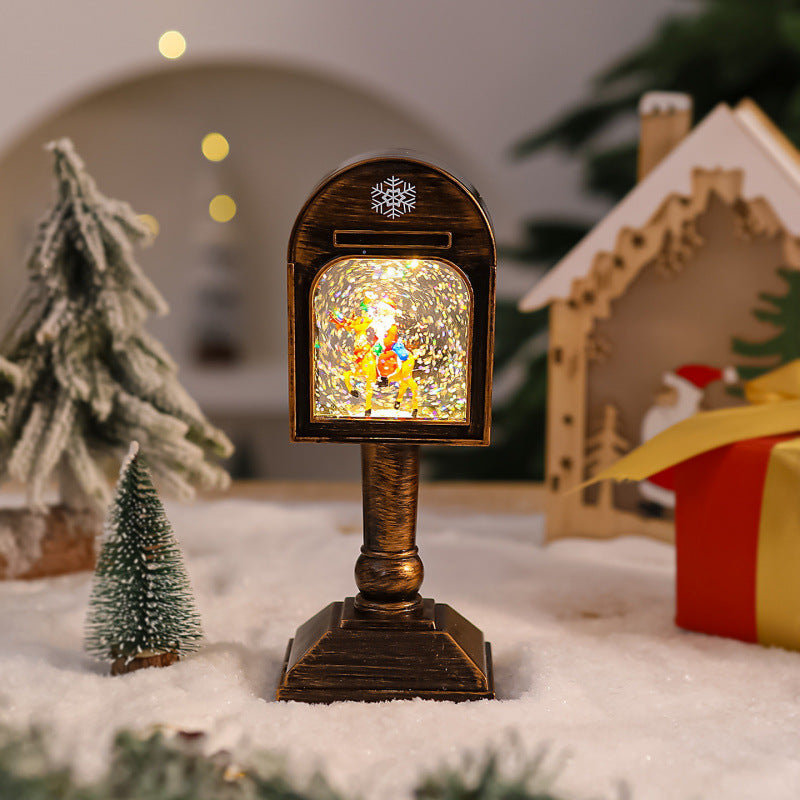 Nostalgic Christmas mailbox decoration Yeouu