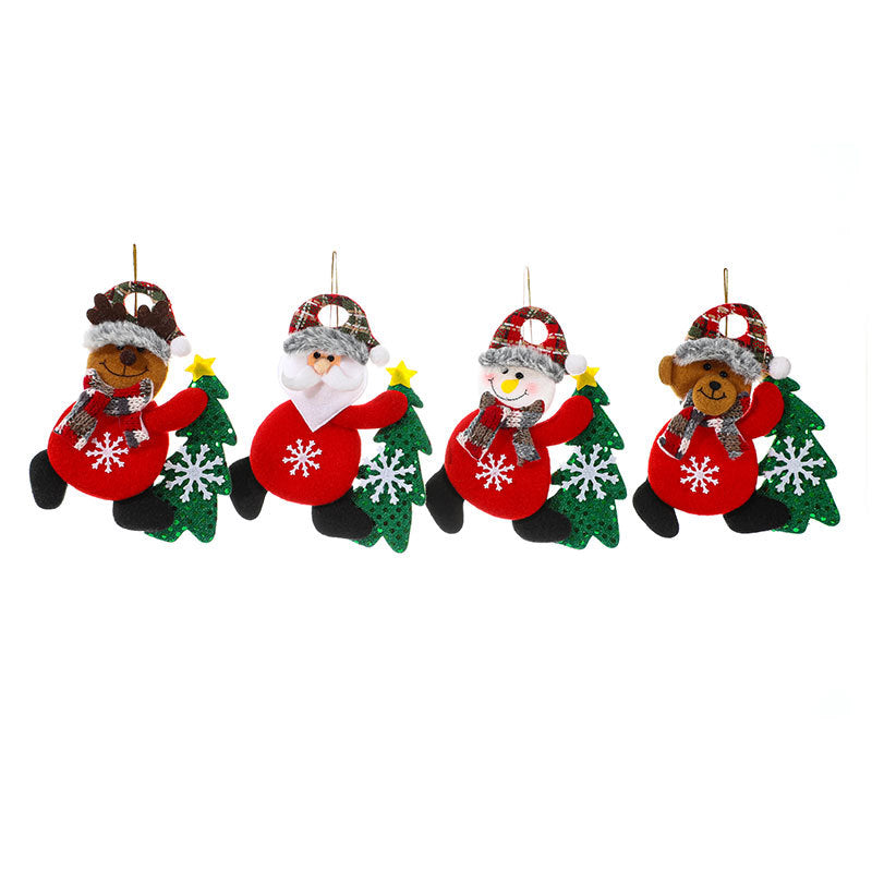 Decorative Santa Ornament Yeouu