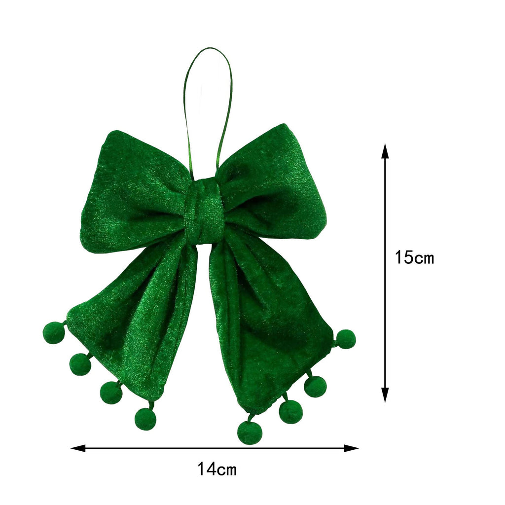 Decorative Christmas tie made of velvet