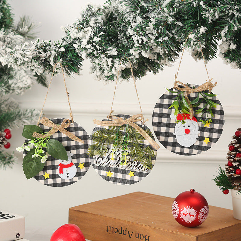 Decorative Christmas ornaments with snowman motif Yeouu
