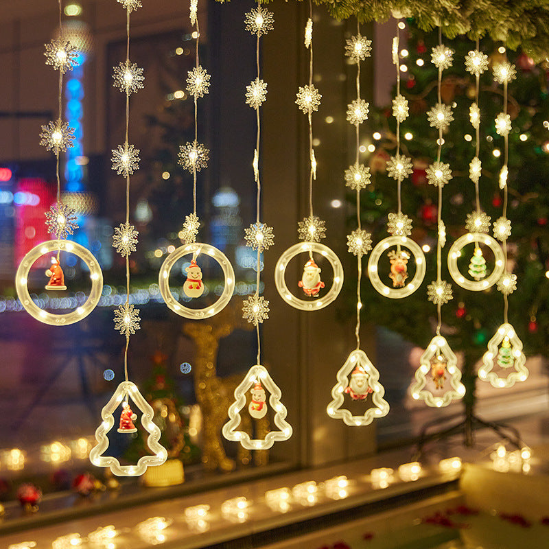 Christmas decorative light stars with snowflakes Yeouu