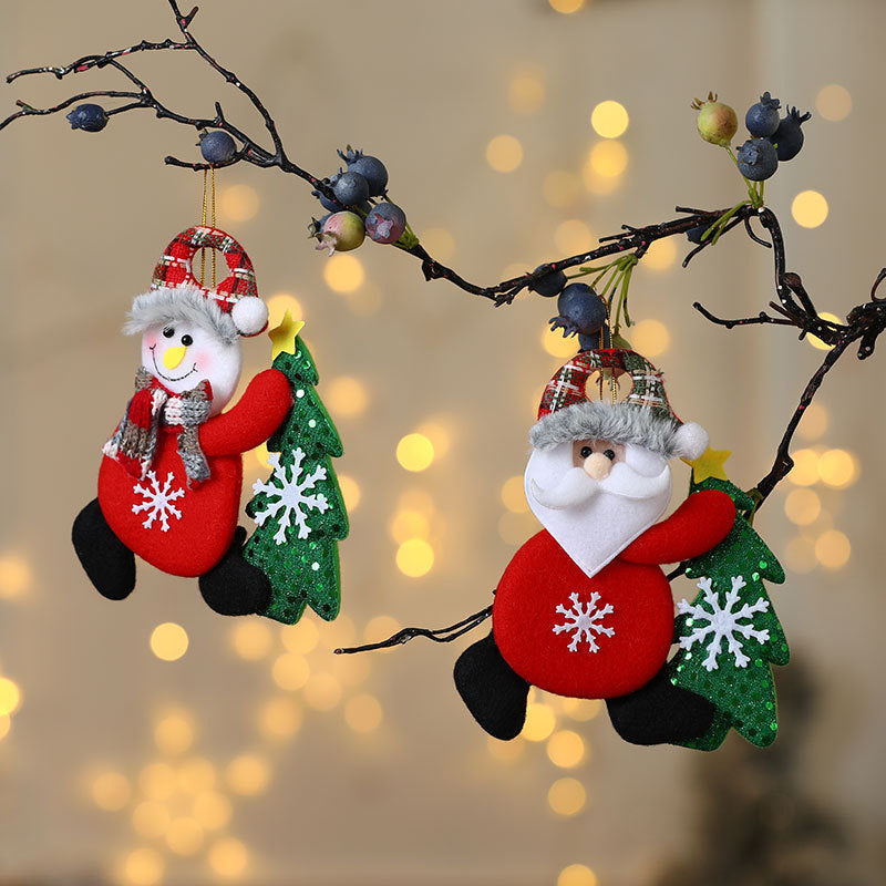 Decorative Santa Ornament Yeouu