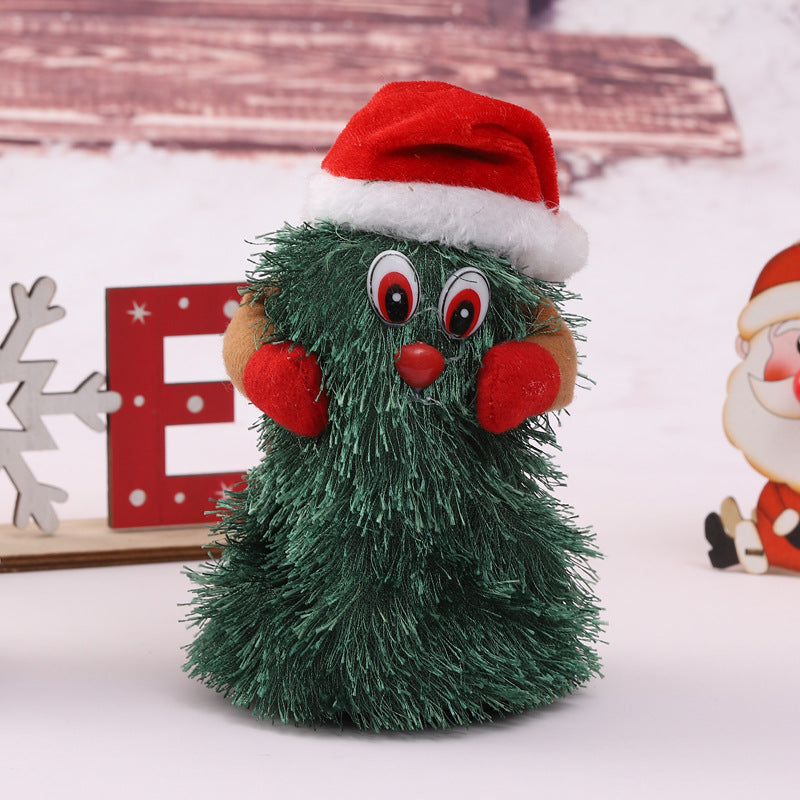 Cute Christmas tree figure with hat Yeouu