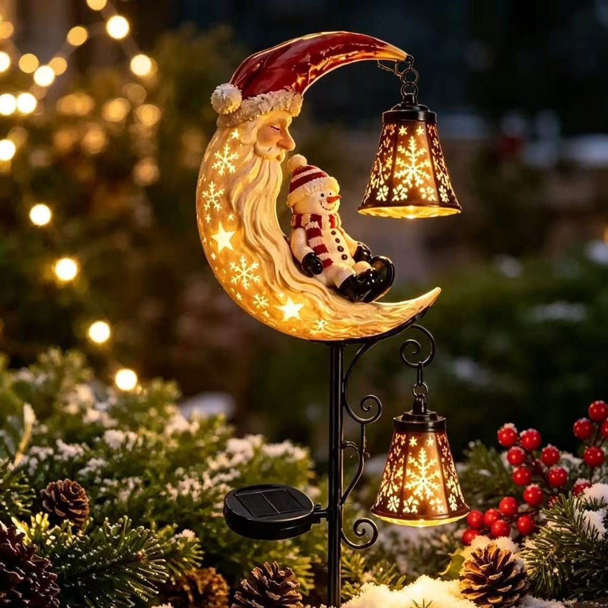 Decorative Christmas Moonlight Figure Yeouu
