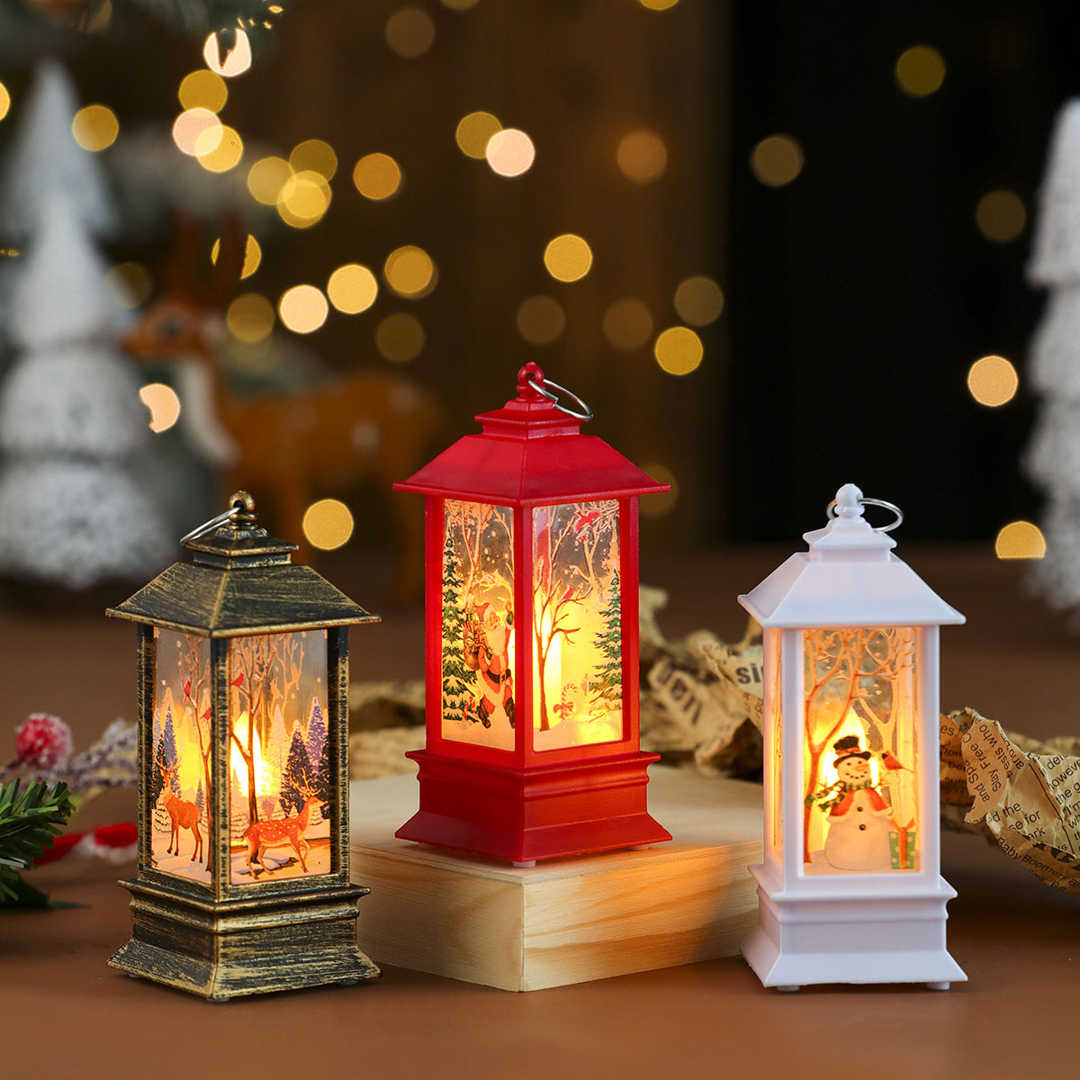 Decorative Christmas Lantern Yeouu