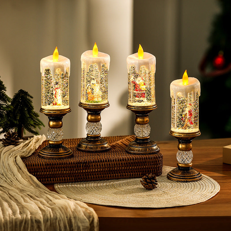 Christmas decoration lantern with snow globe Yeouu