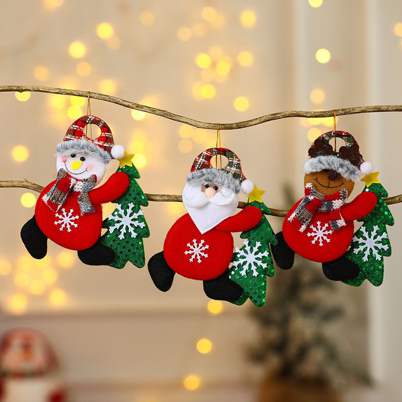 Decorative Santa Ornament Yeouu
