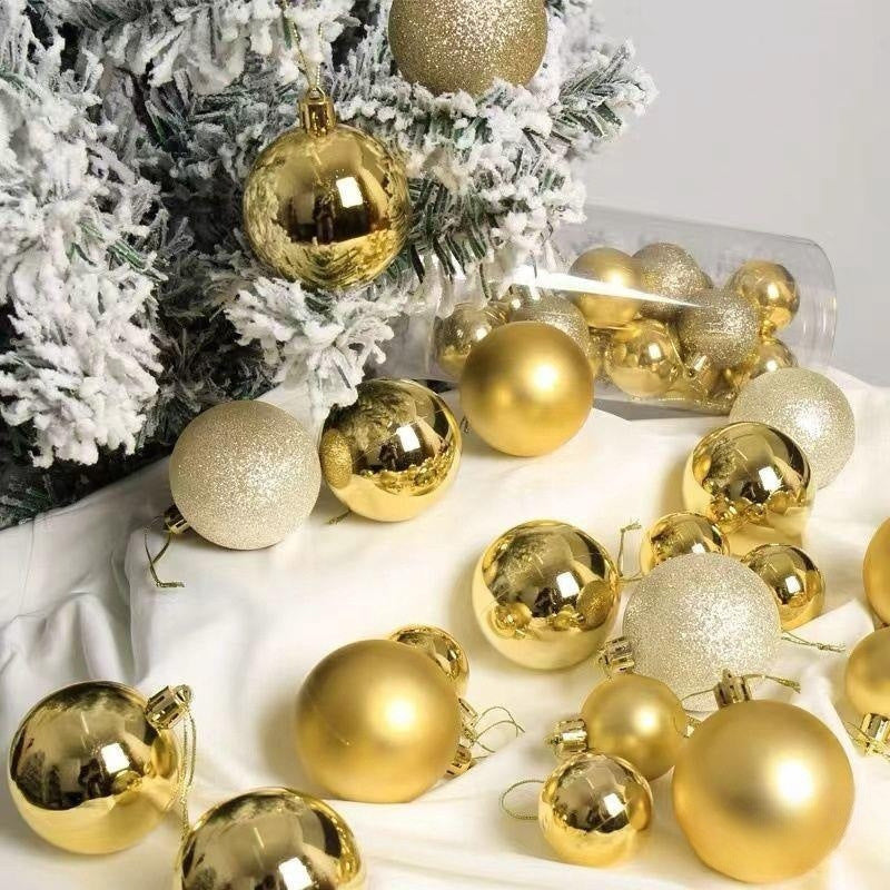 Decorative Christmas Tree Baubles Set Yeouu