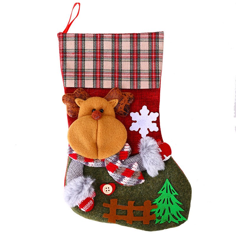 Christmas stocking with creative designs Yeouu