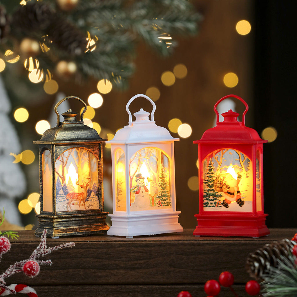 LED Illuminated Christmas Lantern Yeouu