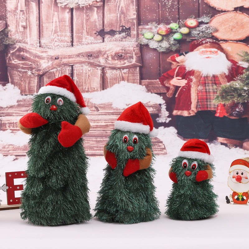 Cute Christmas tree figure with hat Yeouu