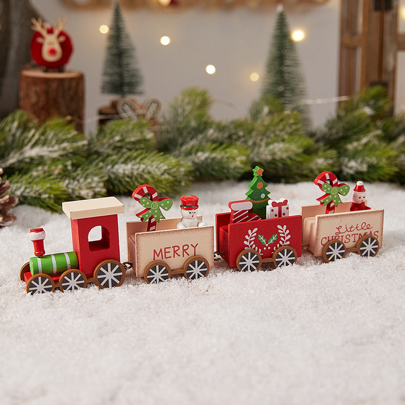 Decorative Christmas Train Set Yeouu