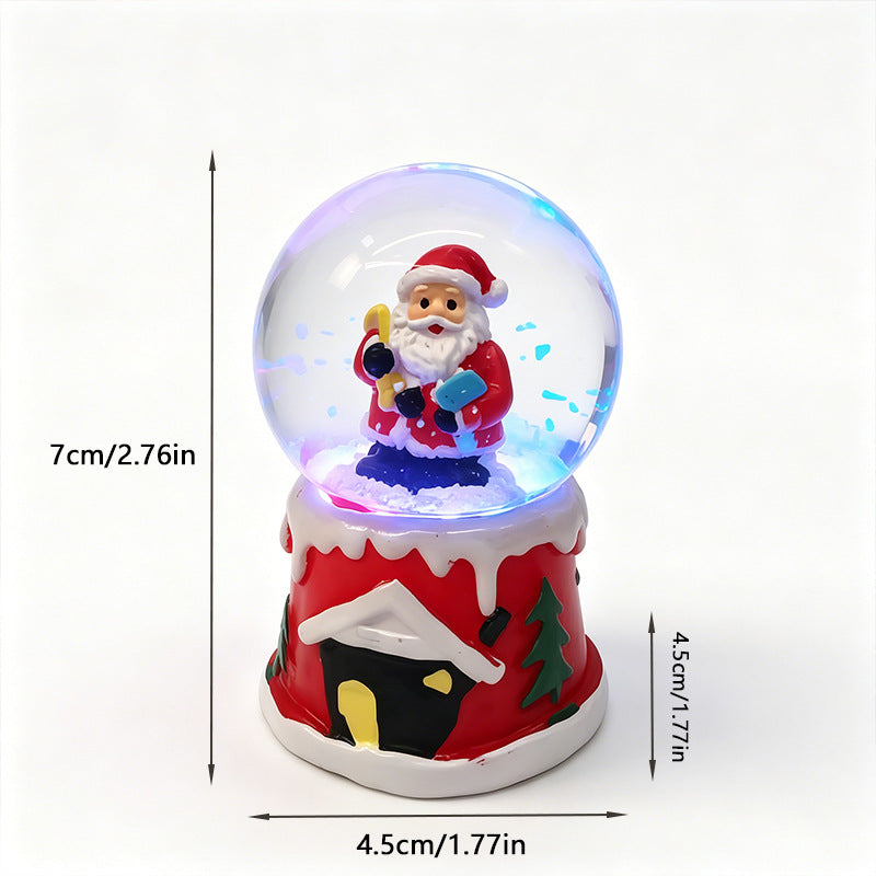 Magical Christmas Snow Globe Figures Yeouu