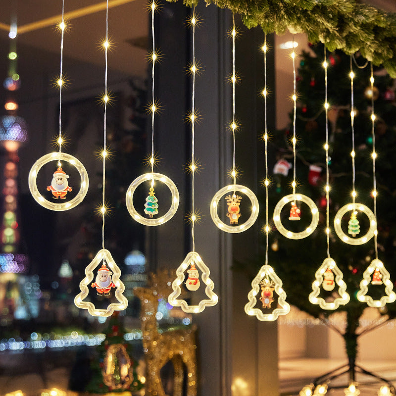 Christmas decorative light stars with snowflakes Yeouu