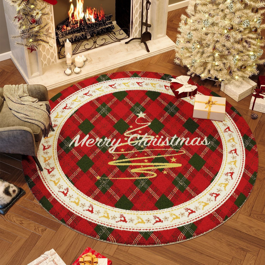 Festive Christmas Area Rug