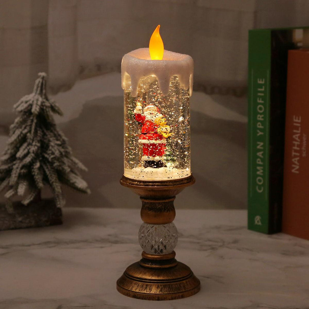 Christmas decoration lantern with snow globe Yeouu