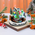 LED Light-Up Christmas Village Display Yeouu