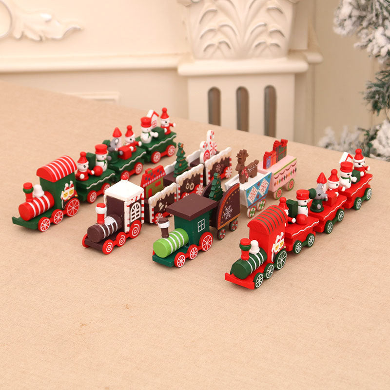 Decorative Christmas Train Ornament Yeouu