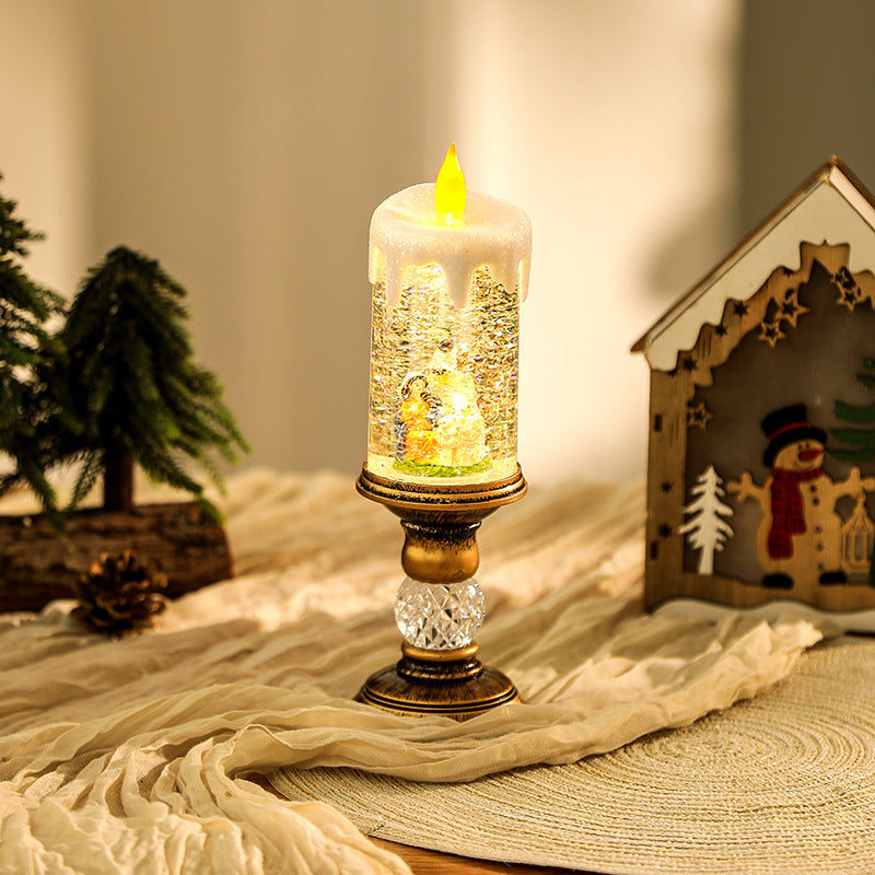 Christmas decoration lantern with snow globe Yeouu