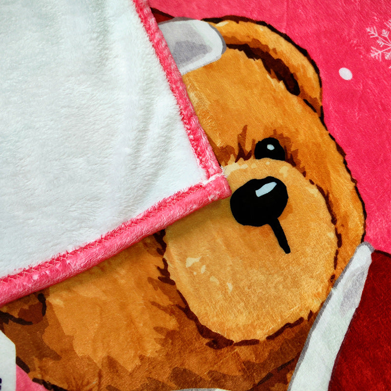 Women's Christmas blanket with festive design Yeouu