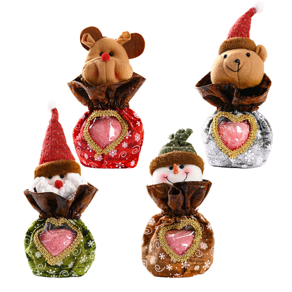 Cute Christmas figure with heart pouch Yeouu